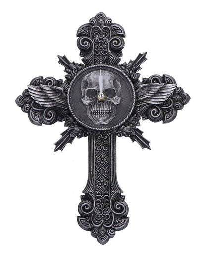 Gothic Wanduhr Memento Horas 37,5cm