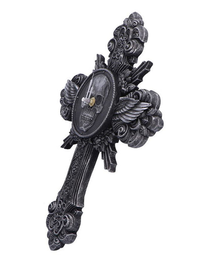Gothic Wanduhr Memento Horas 37,5cm