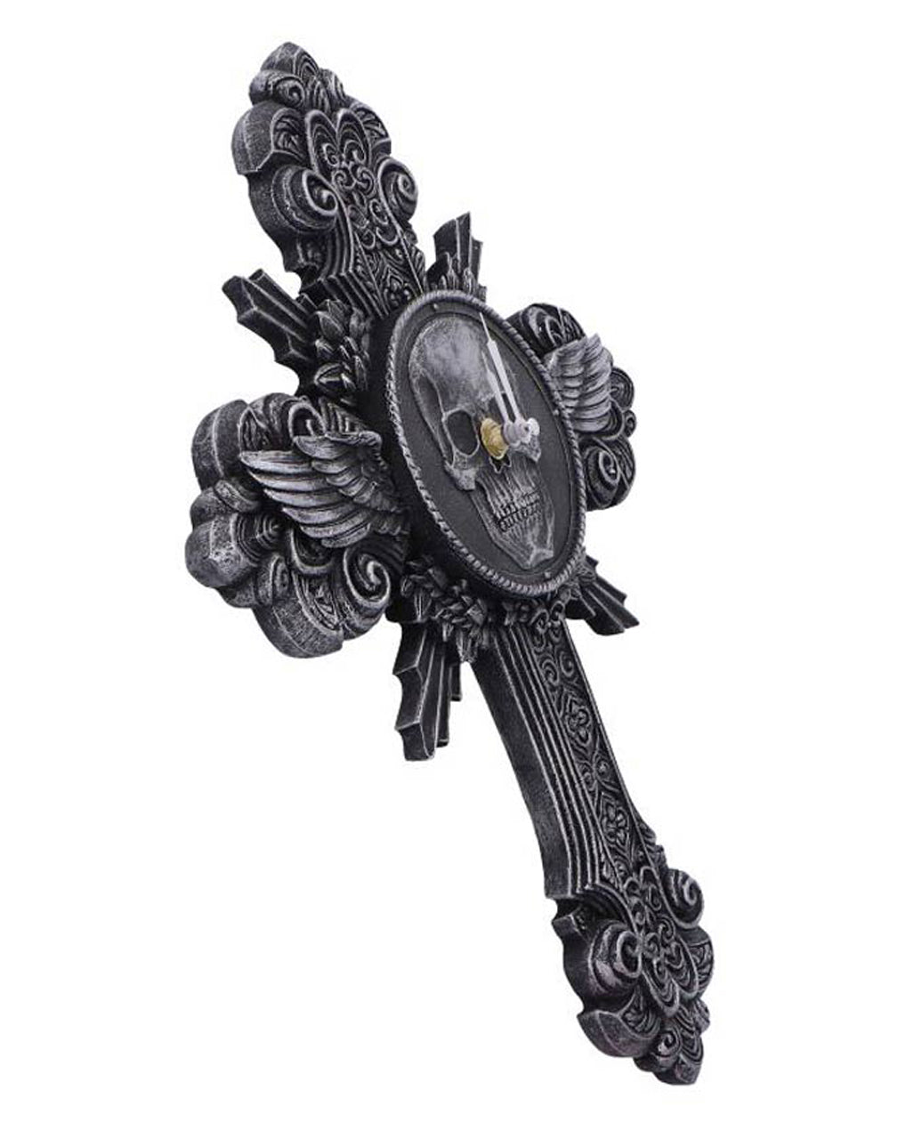 Gothic Wanduhr Memento Horas 37,5cm
