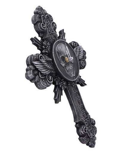 Gothic Wanduhr Memento Horas 37,5cm