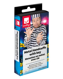 Handschellen mit Schlüssel aus Metall