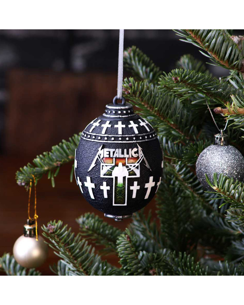 Metallica Master of Puppets Christbaumkugel