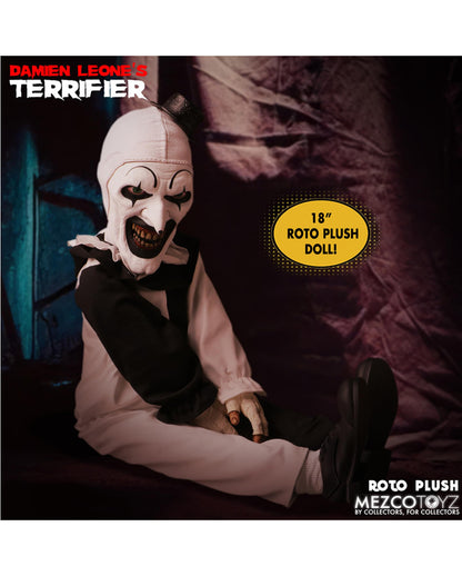Mezco Terrifier Art The Clown Roto Plush 45cm Figur