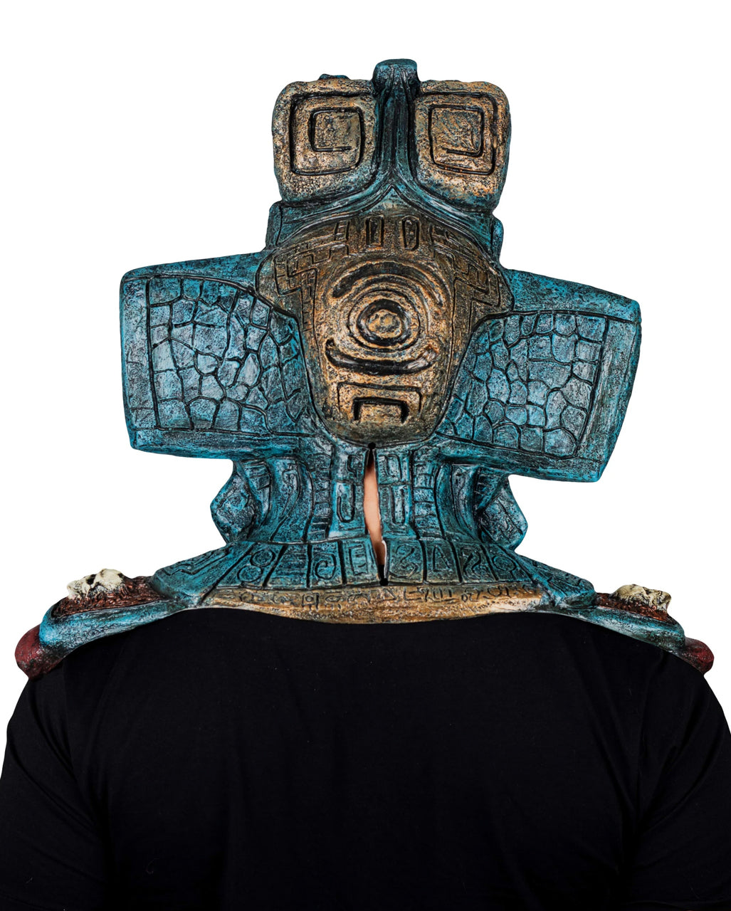 Mictlantecuchtli Maske mit Brustpanzer