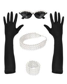 Kostüm Zubehör Set Miss Golightly 4 tlg.