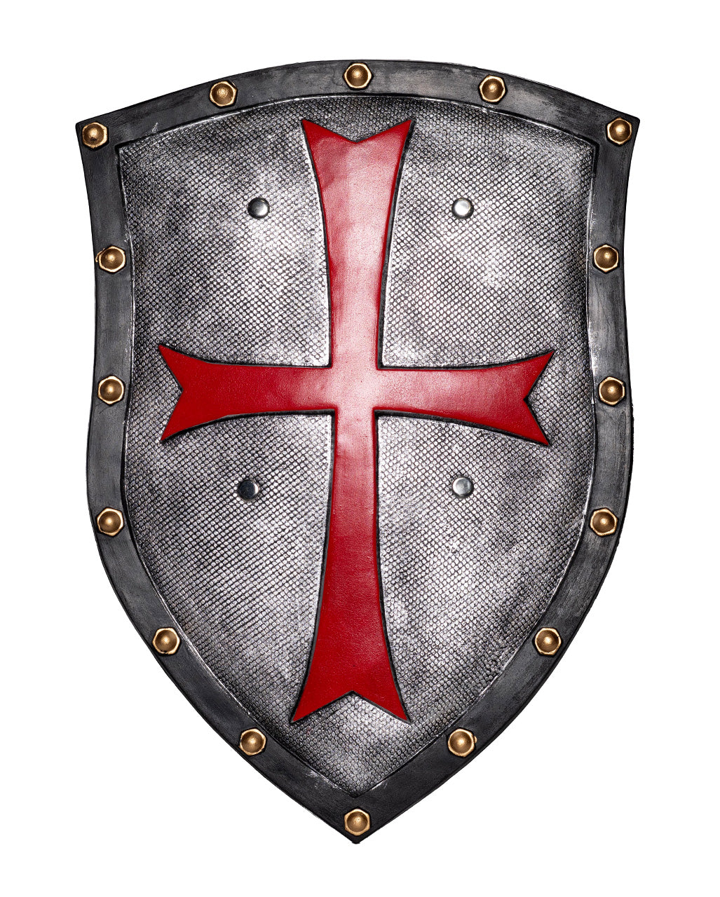 Silbernes Ritterschild