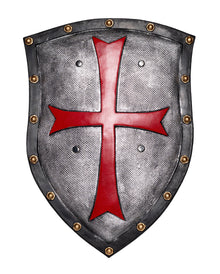 Silbernes Ritterschild