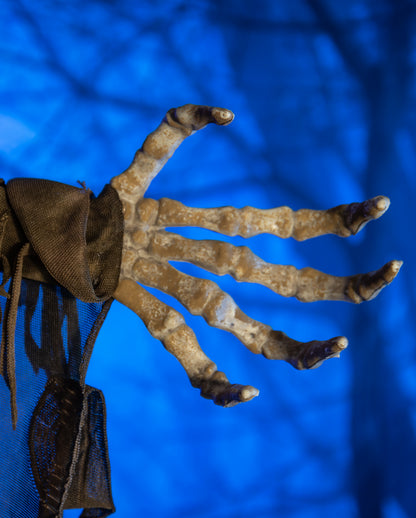 Vermoderter Fetzenreaper mit Sound, Licht & Bewegung 100cm