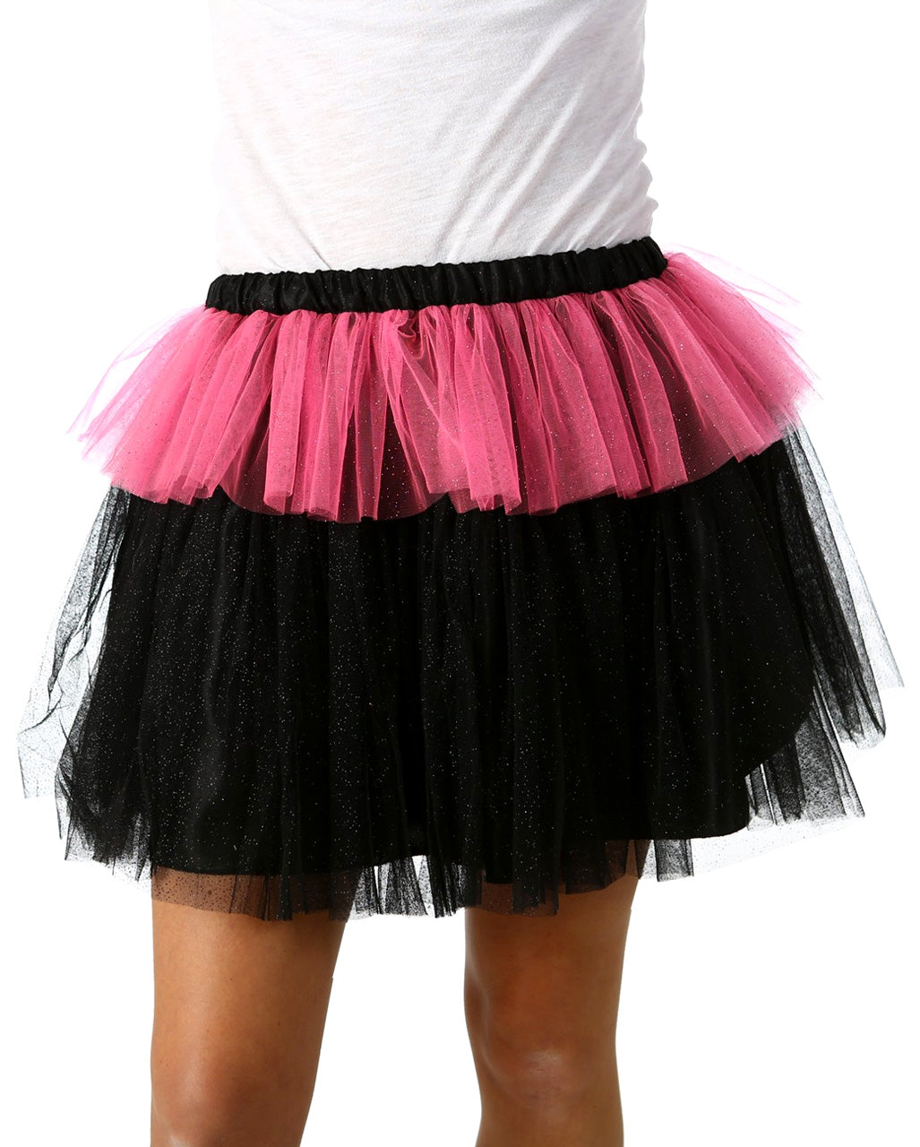 MonStar Glitzer Tutu schwarz-pink