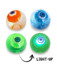 Monster Ball Flummi mit Lichteffekt