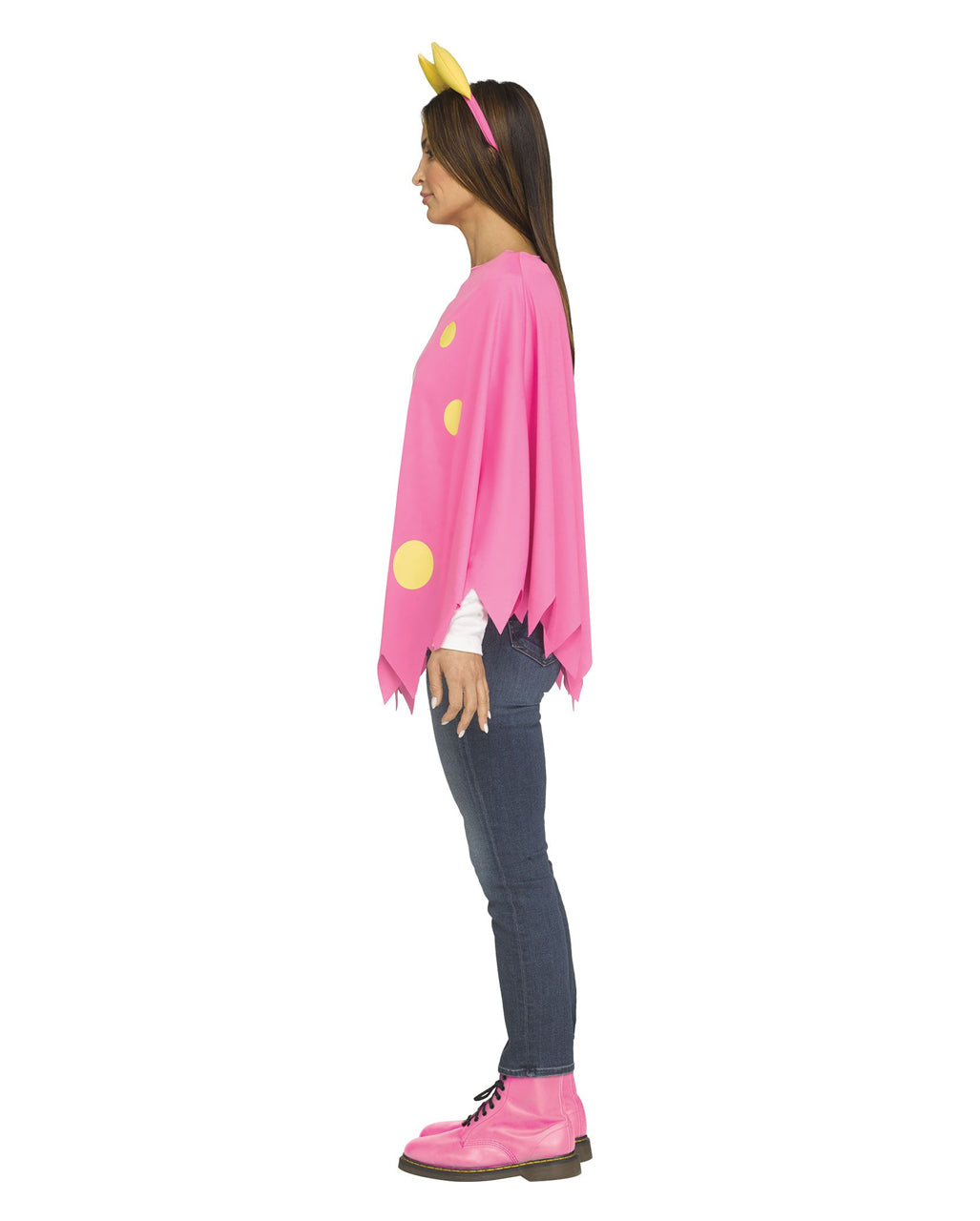 Pinker Monster Kostüm Poncho