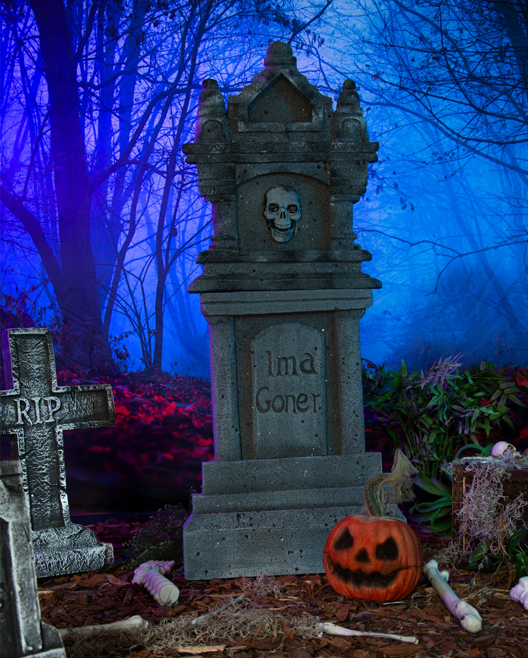 Monumentum Halloween Grabmal 2-tlg. 112cm