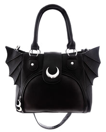 Mond Gothic Handtasche mit Fledermausflügel