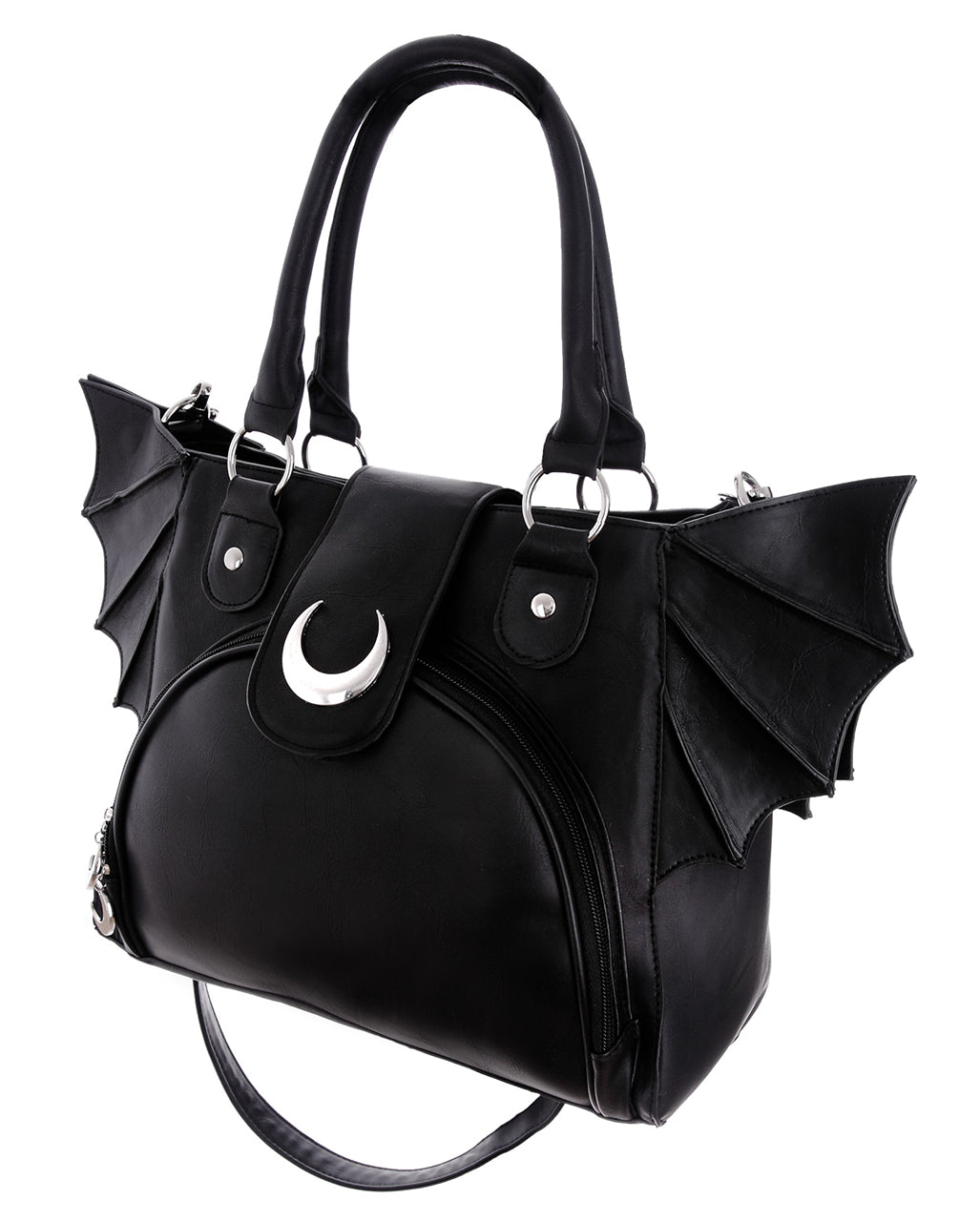 Moon Bag With Bat Wings