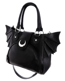 Mond Gothic Handtasche mit Fledermausflügel