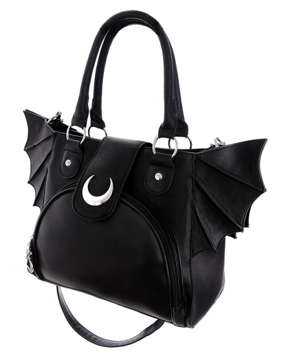 Moon Bag With Bat Wings
