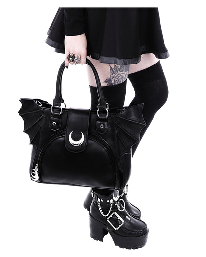 Moon Bag With Bat Wings
