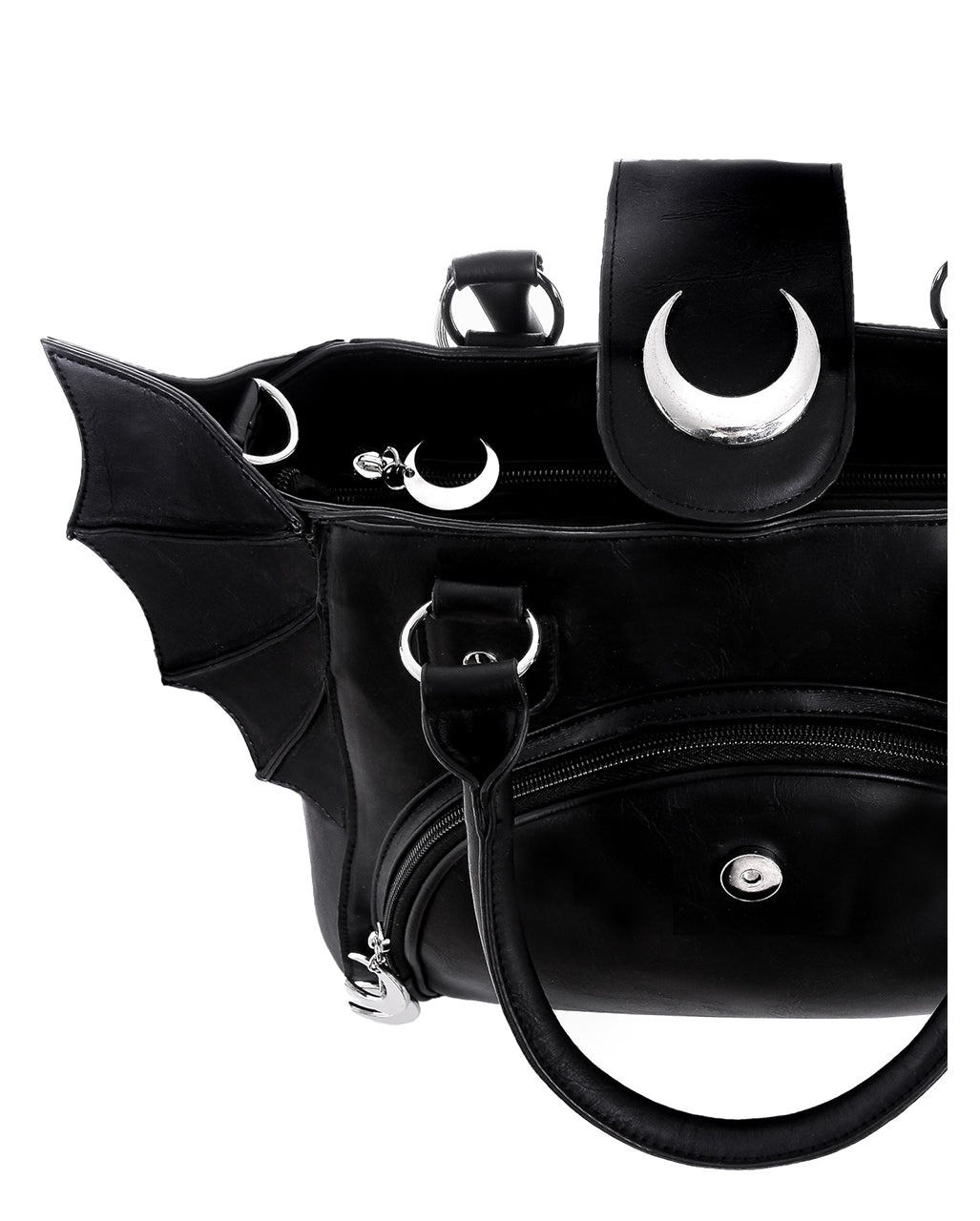 Moon Bag With Bat Wings