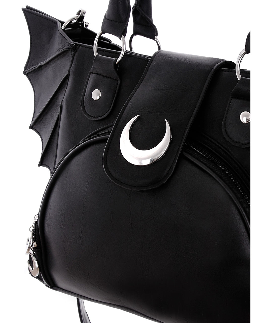 Moon Bag With Bat Wings