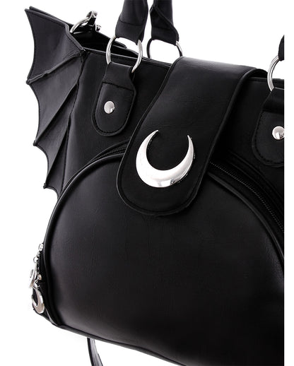 Moon Bag With Bat Wings
