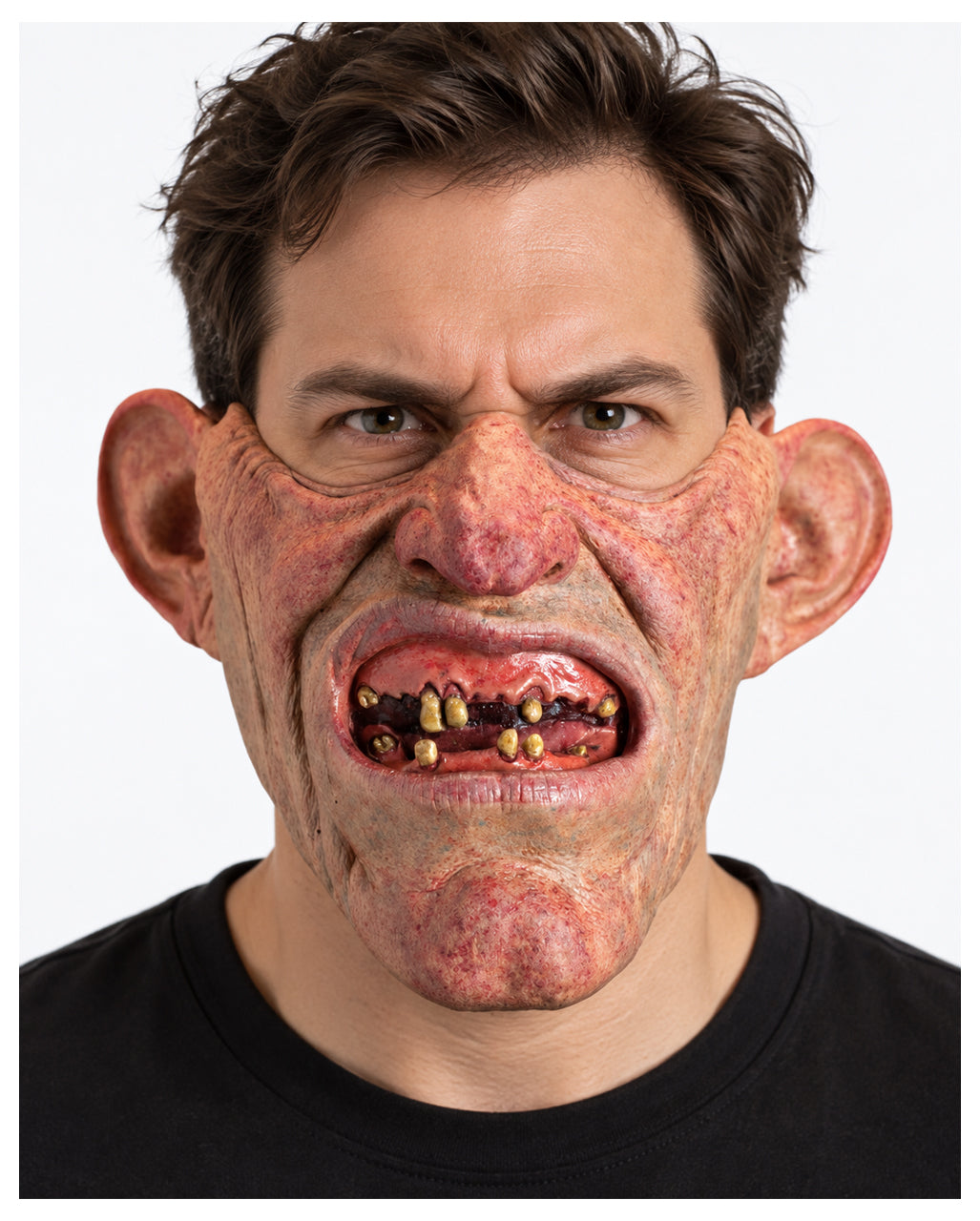 Modermaul Halbmaske mit Unterbiss