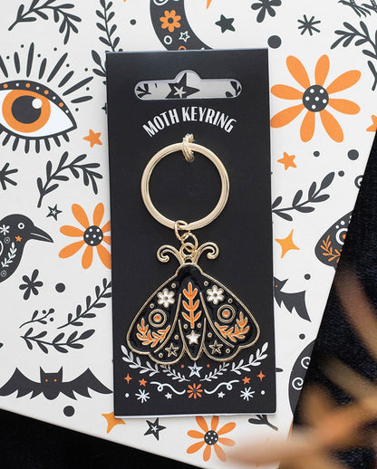 Moth Keychain, 7.5 Cm