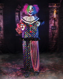 Mr. Smiles Horror Clown Animatronic With Jump Scare 172cm
