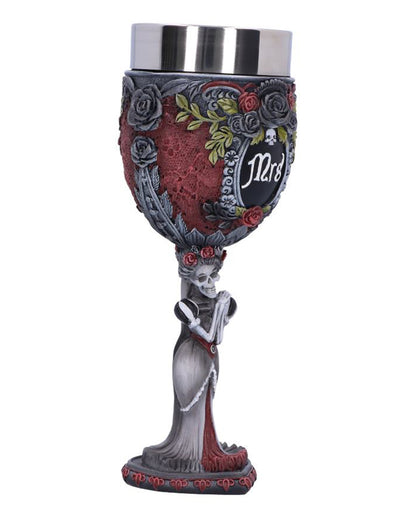 Mrs Skelett Gothic Kelch 21 cm