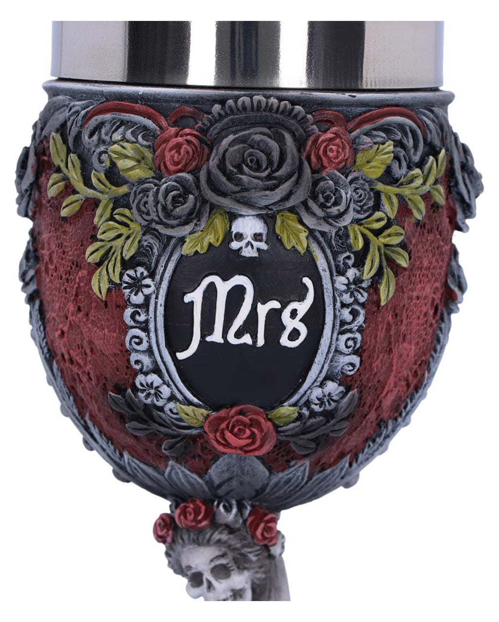 Mrs Skelett Gothic Kelch 21 cm