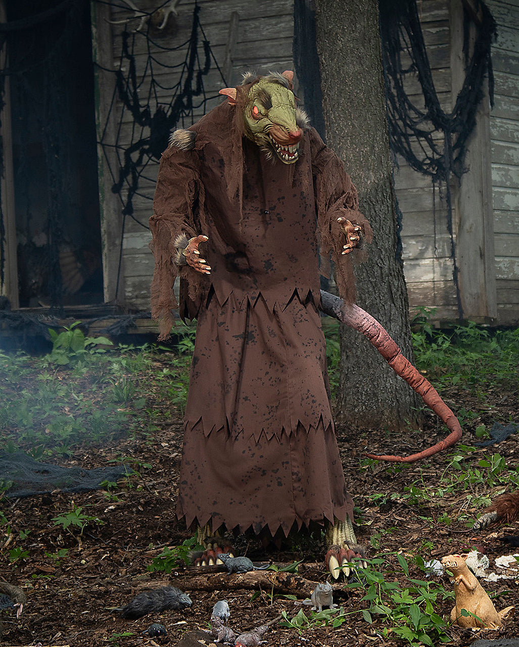 Mutierte Kanalratte Halloween Animatronic 152cm