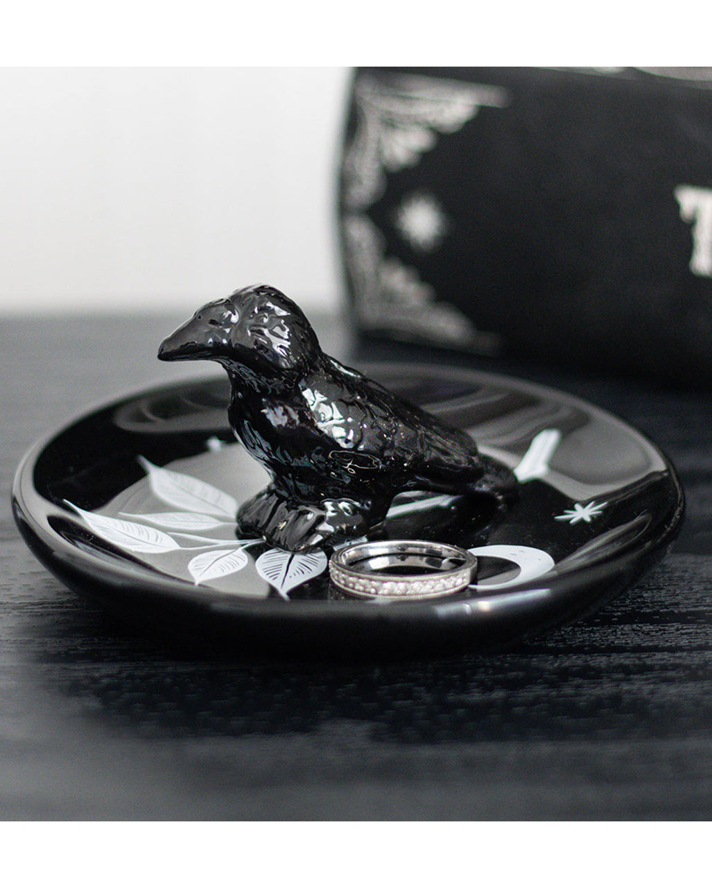 Mystic Raven Schmuckschale 10cm Ø