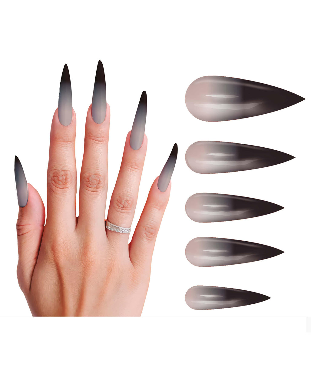 Geheimnisvolle Gothic Fingernägel
