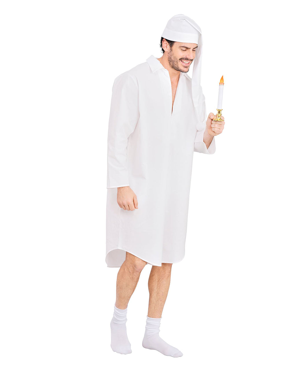 Unisex Nachthemd Kostüm mit Schlafmütze