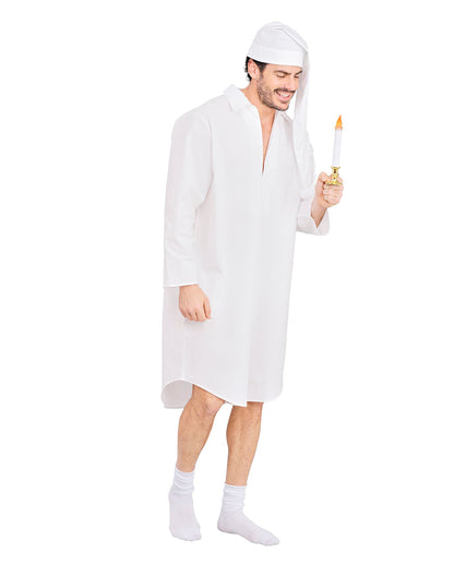 Unisex Nachthemd Kostüm mit Schlafmütze