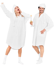 Unisex Nachthemd Kostüm mit Schlafmütze