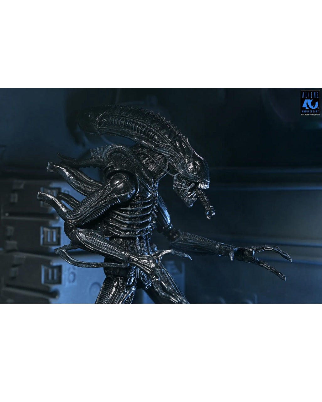 NECA Aliens 40th Anniversary Warrior Xenomorph Ultimate Action Figur 23cm