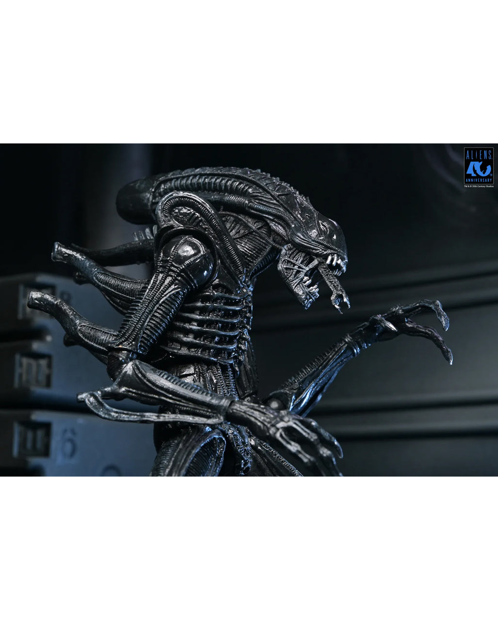 NECA Aliens 40th Anniversary Warrior Xenomorph Ultimate Action Figur 23cm