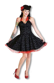 Neckholder Leopardenkleid