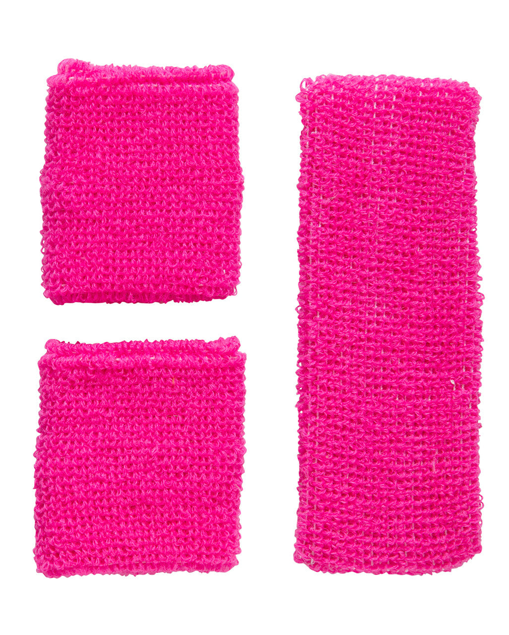Schweißband Set Pink Kostümaccessoires