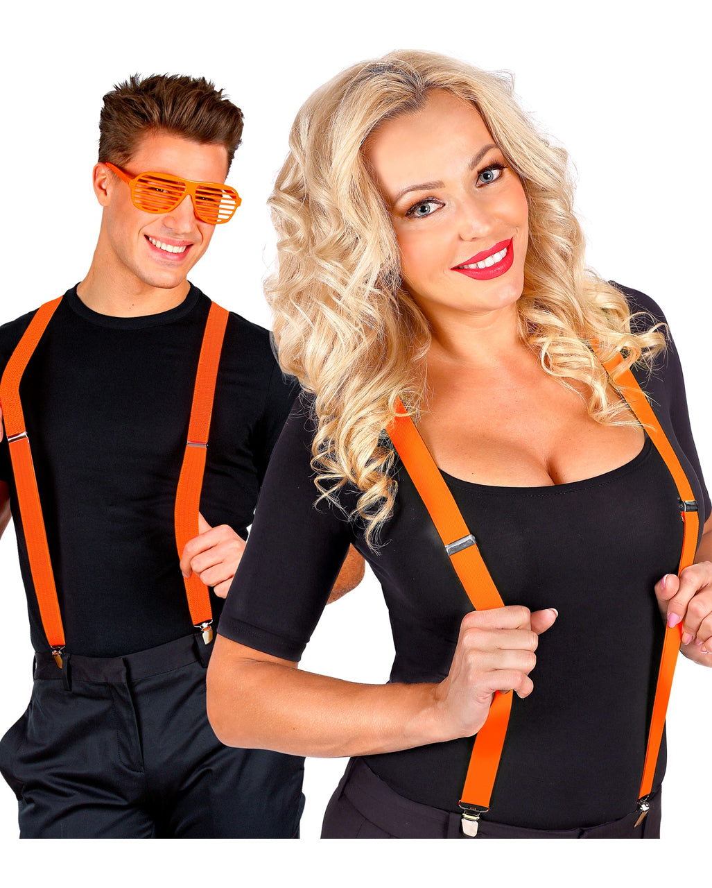 Neonorange Hosenträger