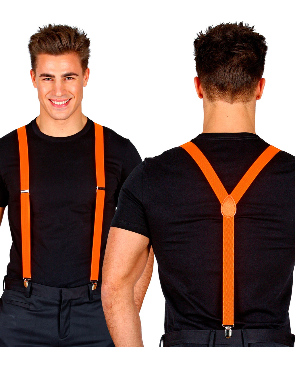 Neonorange Hosenträger