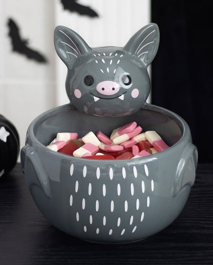 Cute Bat Ceramic Bowl, 20 Cm