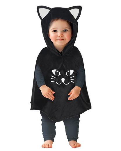 Cute Cat Poncho For Babies 18-24 Months