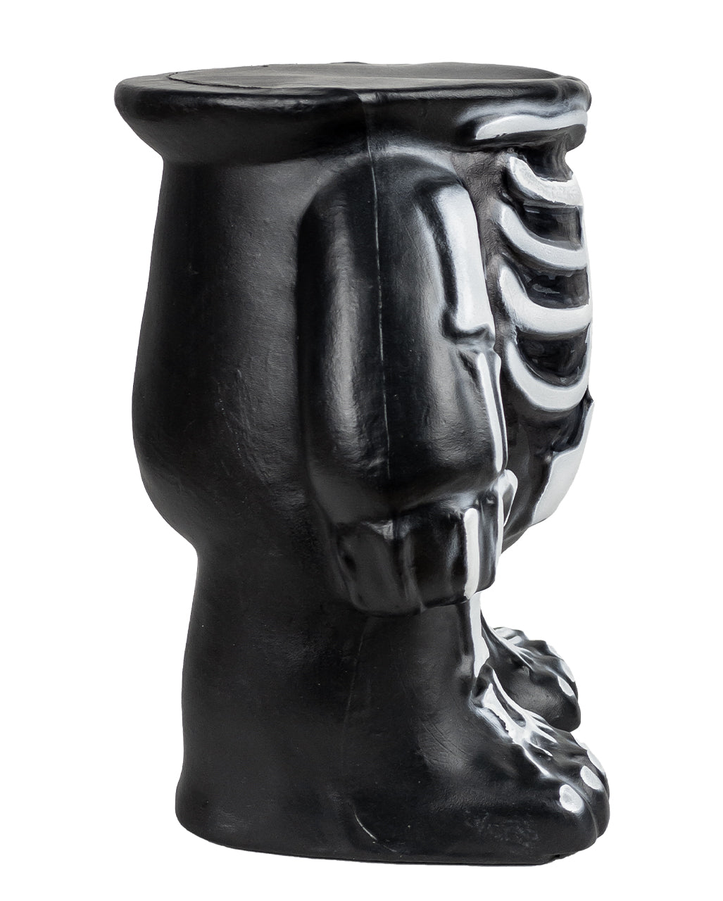 Liebenswerter Skelett Torso als Kürbis Ständer 27cm