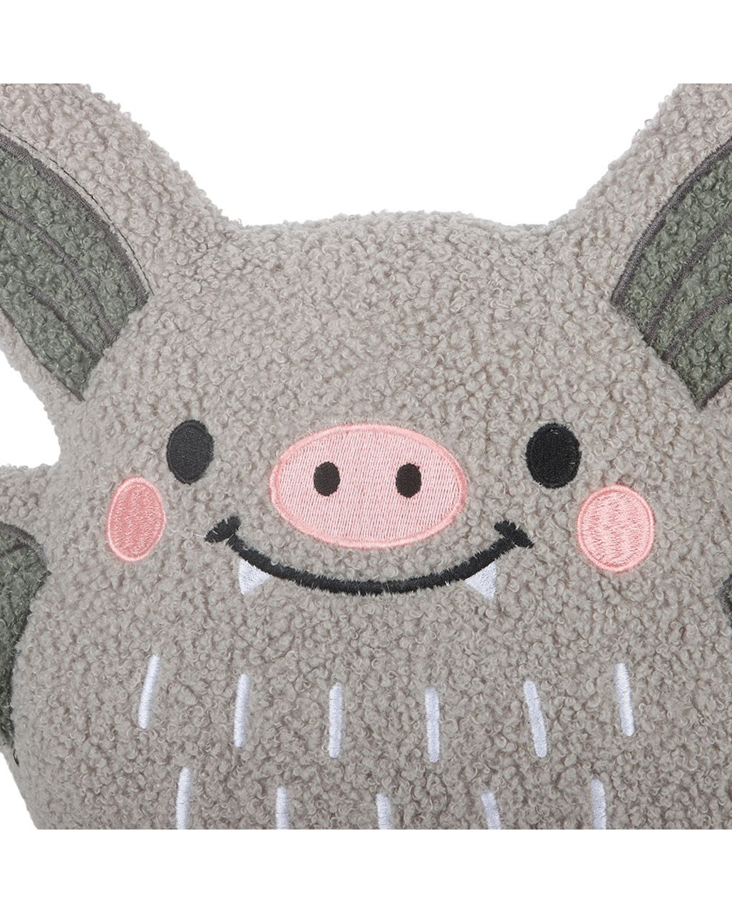Cute Bat Bouclé Pillow, 32 Cm