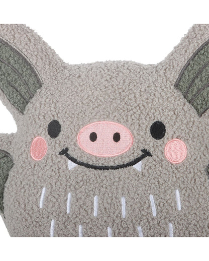 Cute Bat Bouclé Pillow, 32 Cm