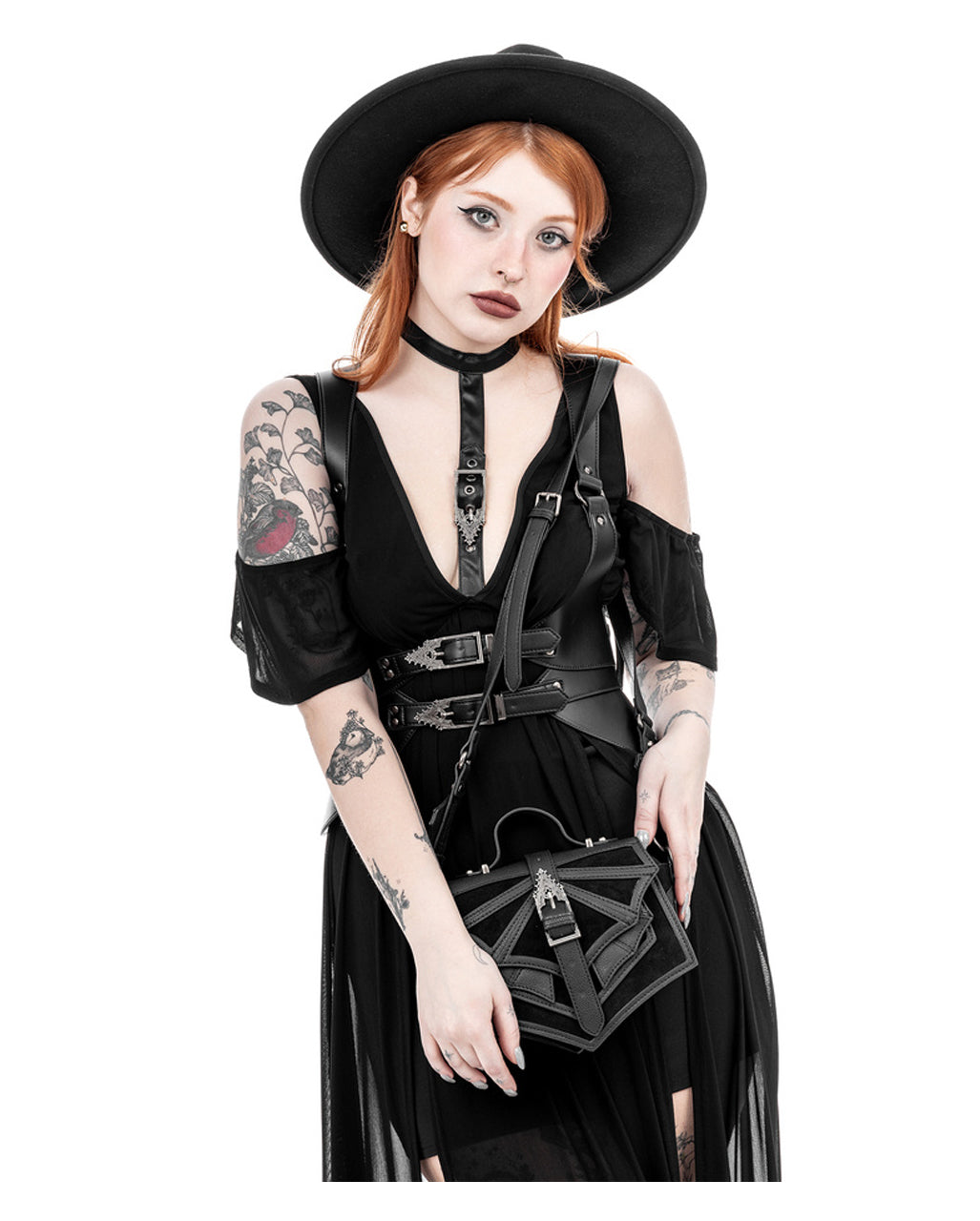 Gestalt der Nacht Gothic Schultertasche