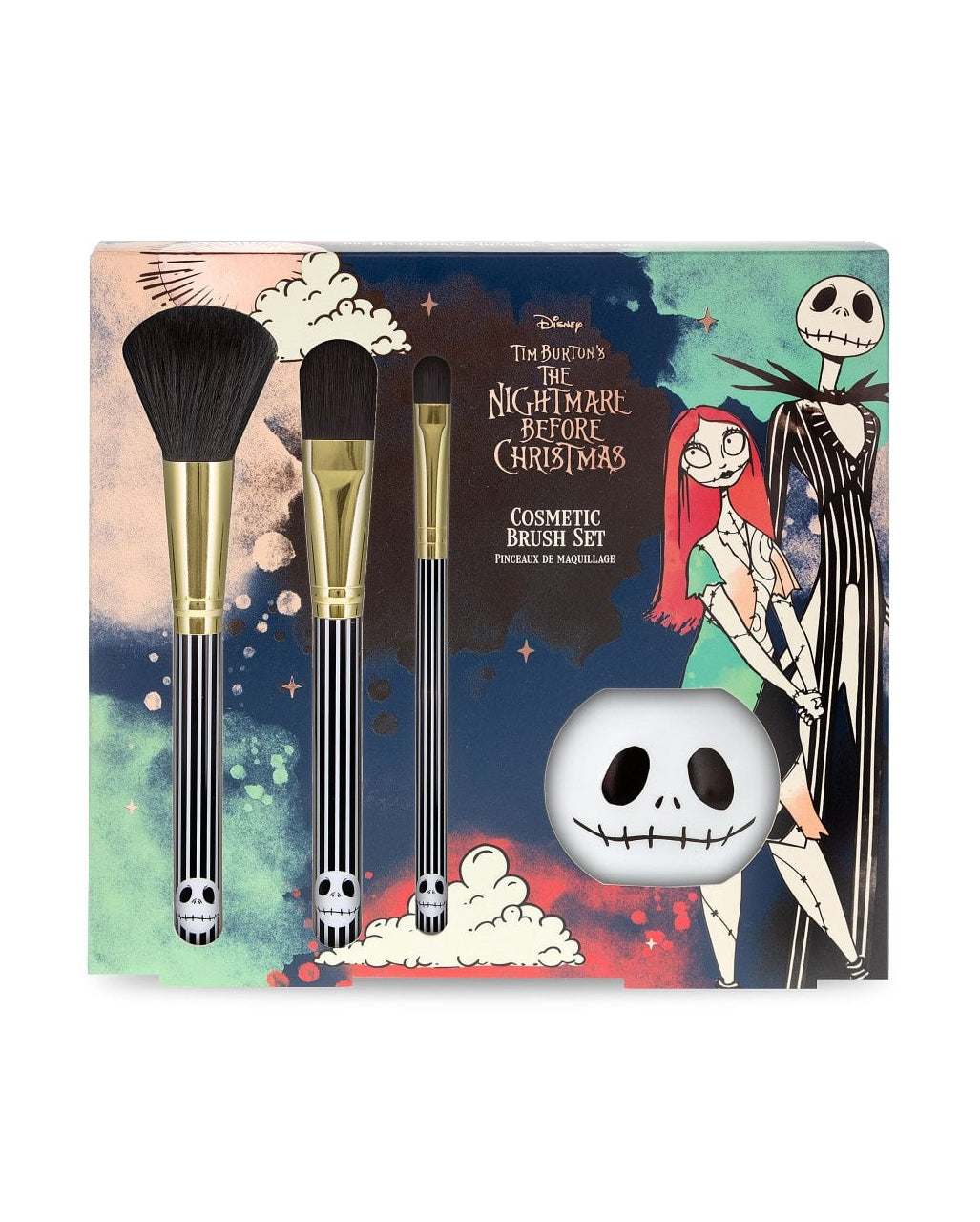 Kosmetik Pinsel Set & Halter - The Nightmare Before Christmas