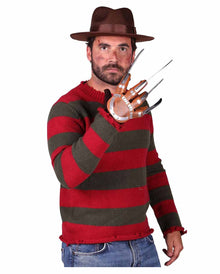 Nightmare Mörder Set mit Handschuh & Hut