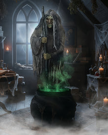 Noxara the Bog Witch Halloween Animatronic 162cm